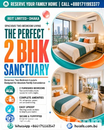 Comfortable Furnished Accommodation in Dhaka